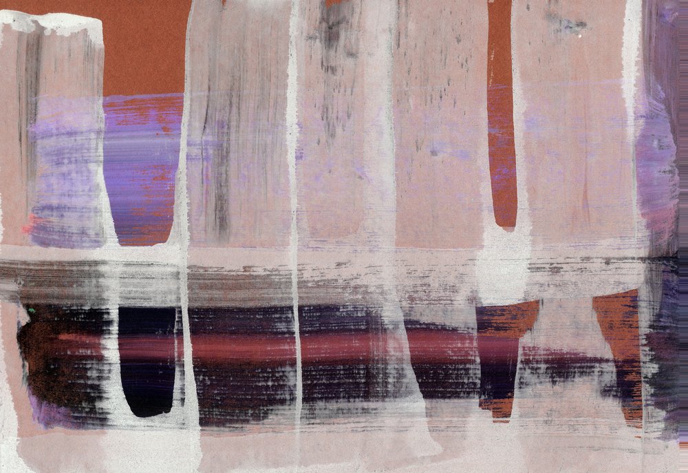 Couches picturales abstraites modernes - Annick
