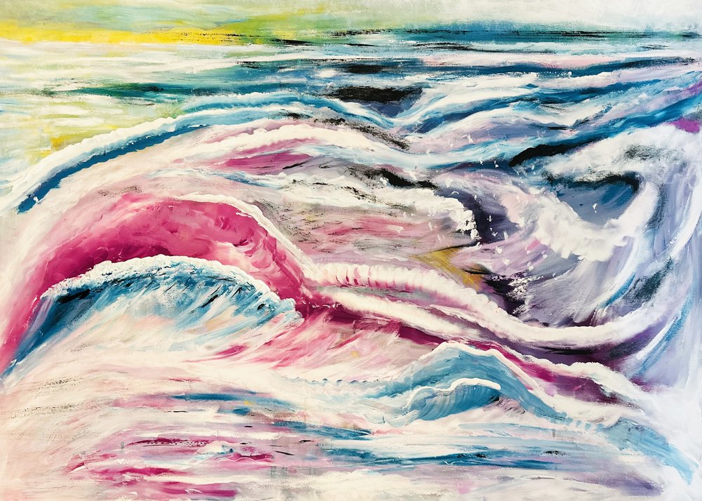 Des vagues océaniques éclatantes - Annika Tiren