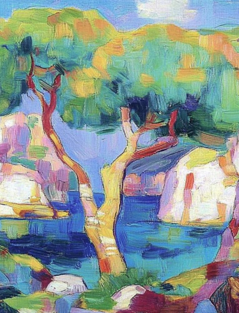 Arbre côtier aux couleurs vives - Avanesova Elena