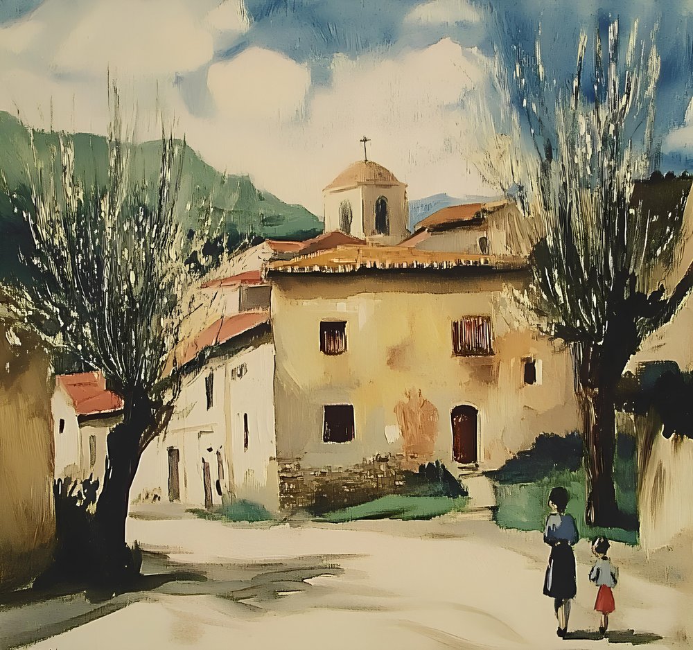 Chemin de campagne tranquille - Avanesova Elena