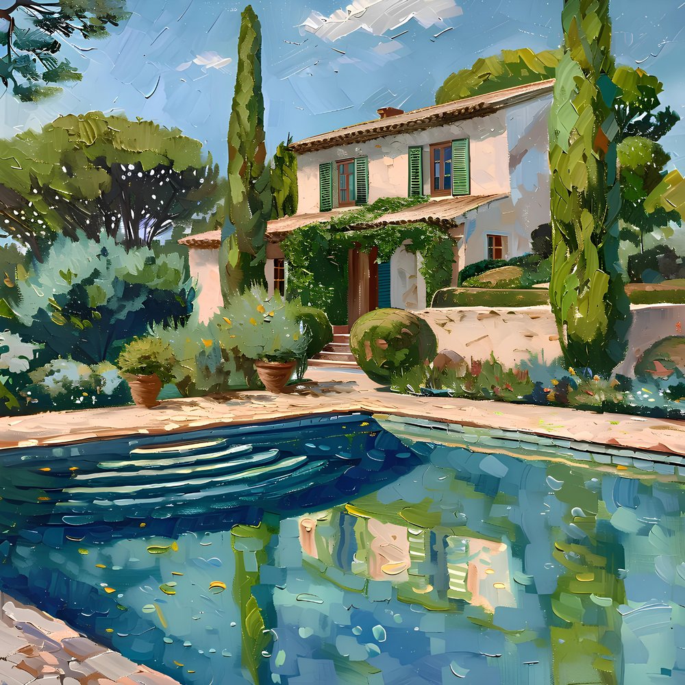 Villa ensoleillée de style méditerranéen - Avanesova Elena