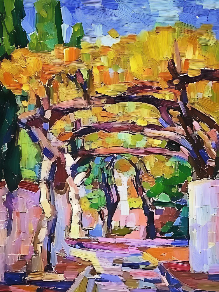 Une arche aux couleurs chatoyantes de l