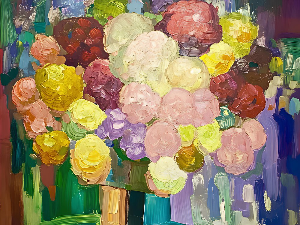 Bouquet de fleurs éclatant - Avanesova Elena