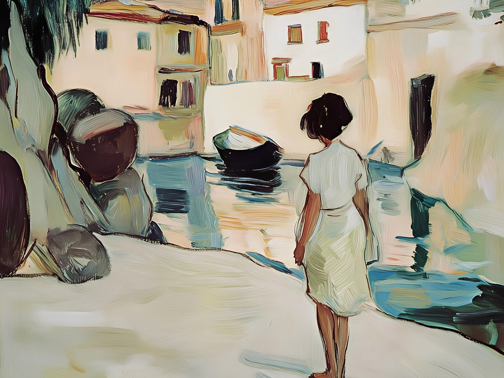 Promenade au bord du canal pour femmes - Avanesova Elena
