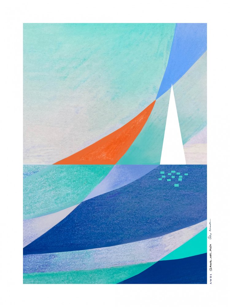 Voilier « Geometric Ocean » - Awol Art Alex