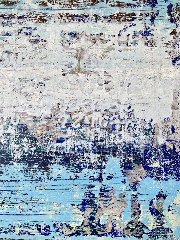 Texture bleue vieillie - Berit Pihl