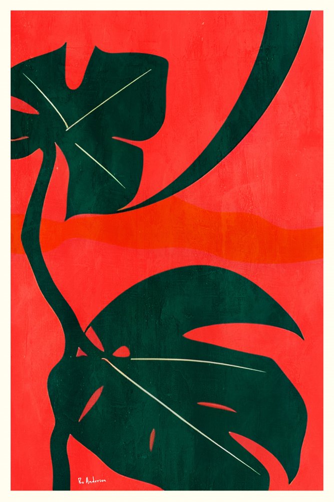 Feuilles de Monstera « Jungle » - Bo Anderson