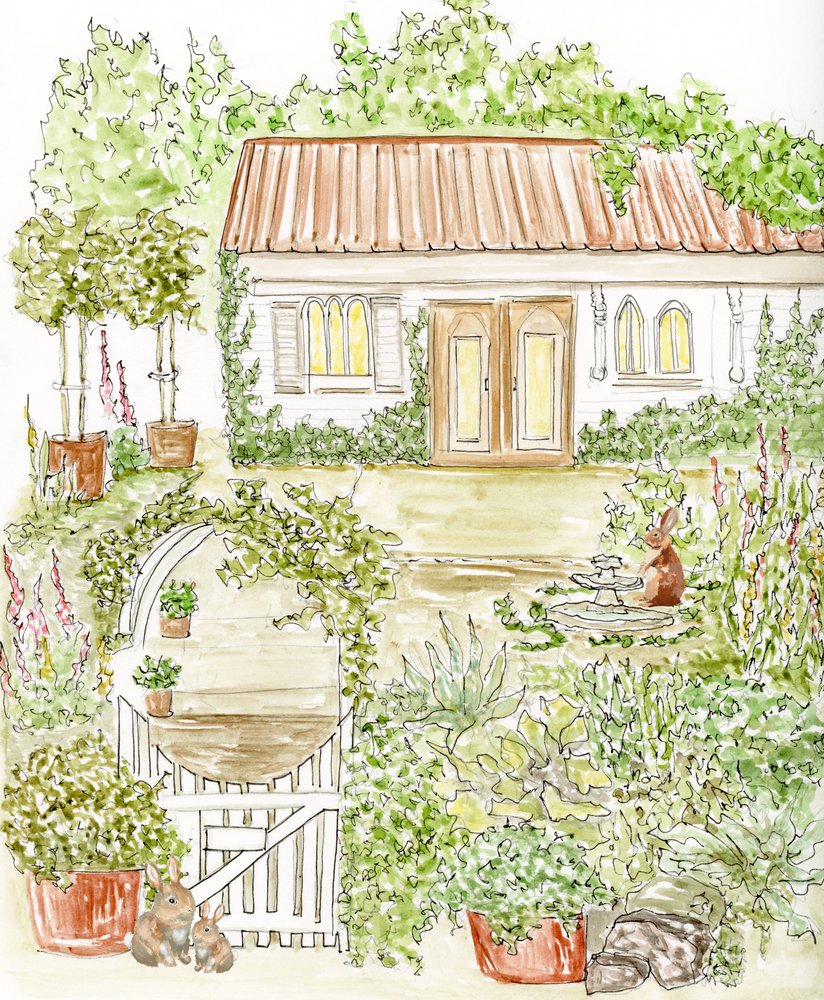 Une petite maison de jardin pleine de fantaisie - Breanna Megan Studio
