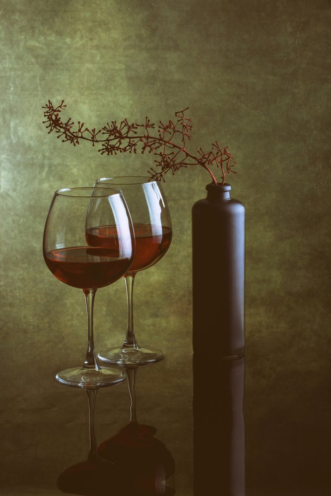 Élégante nature morte au vin - Brig Barkow