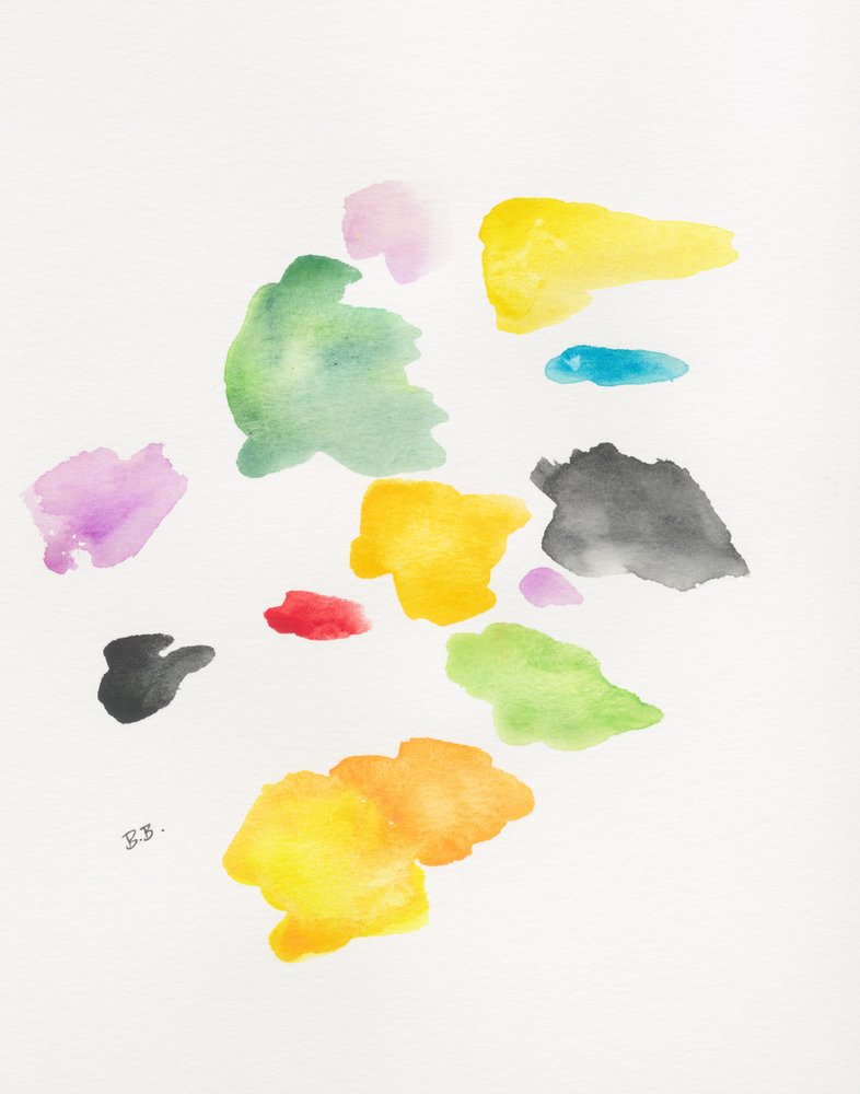 Formes fluides et colorées - Bronwyn Baker