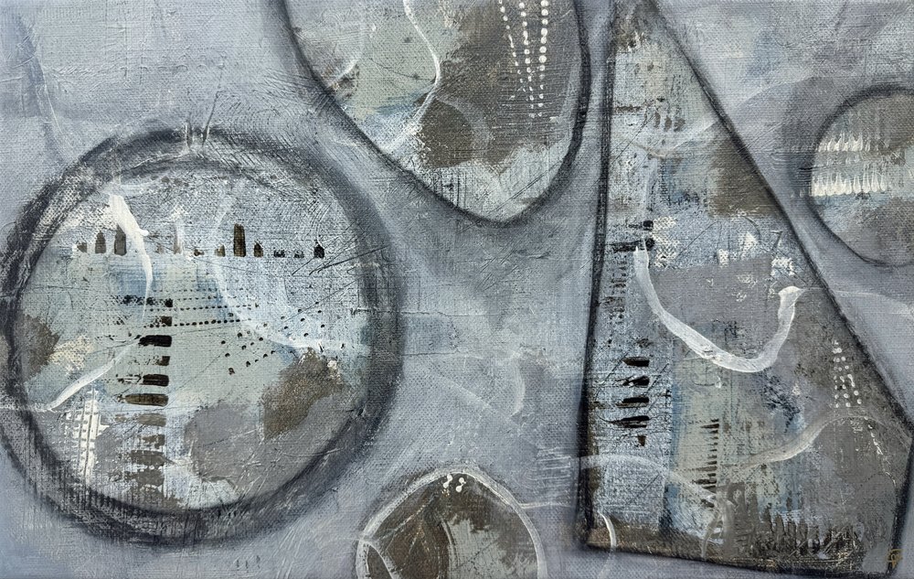 Formes grises texturées - Carolina Gårdheim