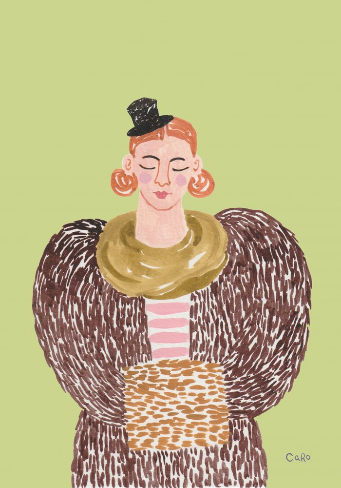 Portrait de mode fantaisiste - Caroline Roberts