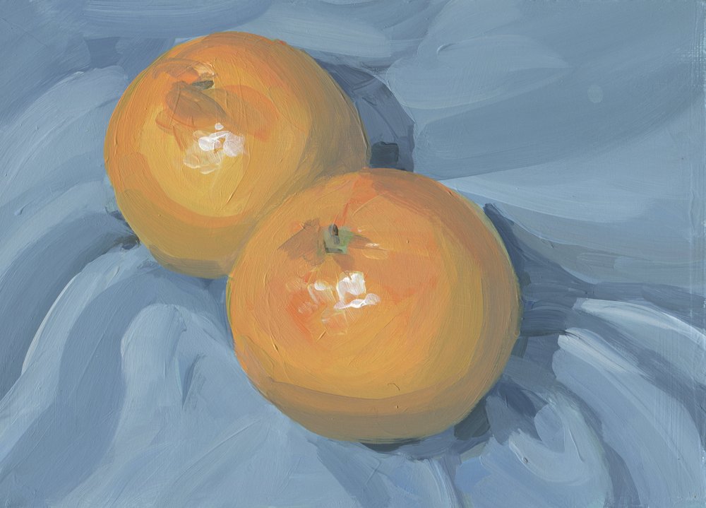 Nature morte aux oranges fraîches - Carrie Arnold