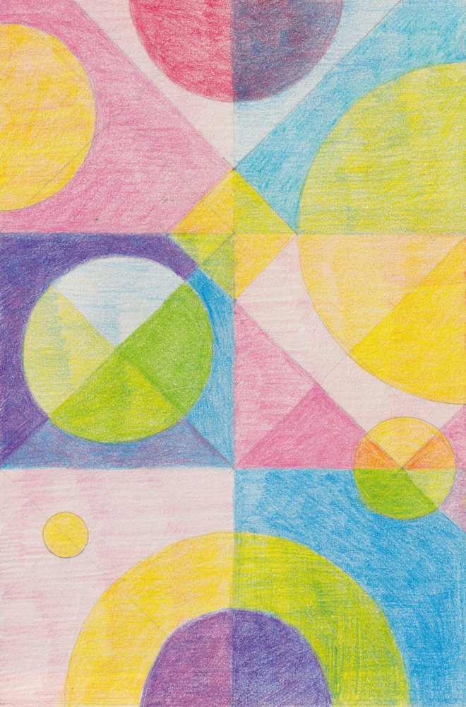 Formes géométriques colorées - Catalina Somolinos