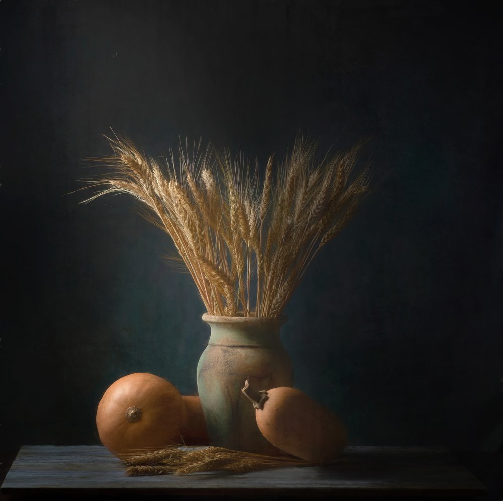 Récolte de blé doré - Catherine Wang