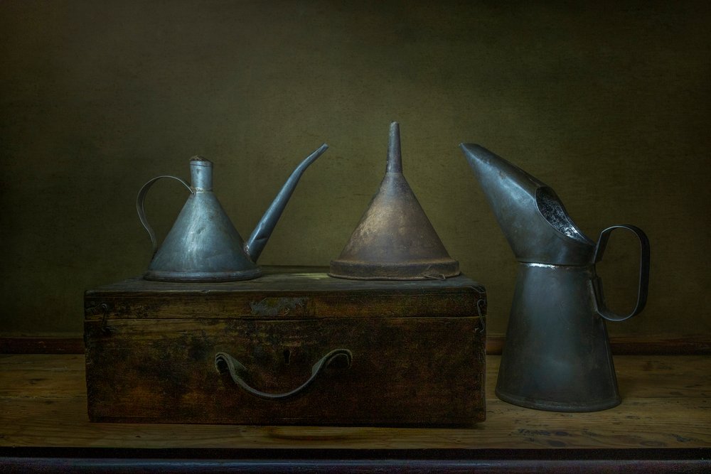 Outils de coulée en métal vieilli - Christian MARCEL