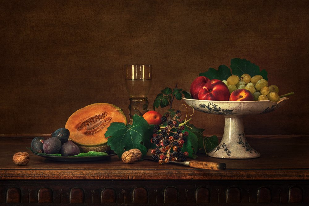 Nature morte classique aux fruits von Christian MARCEL