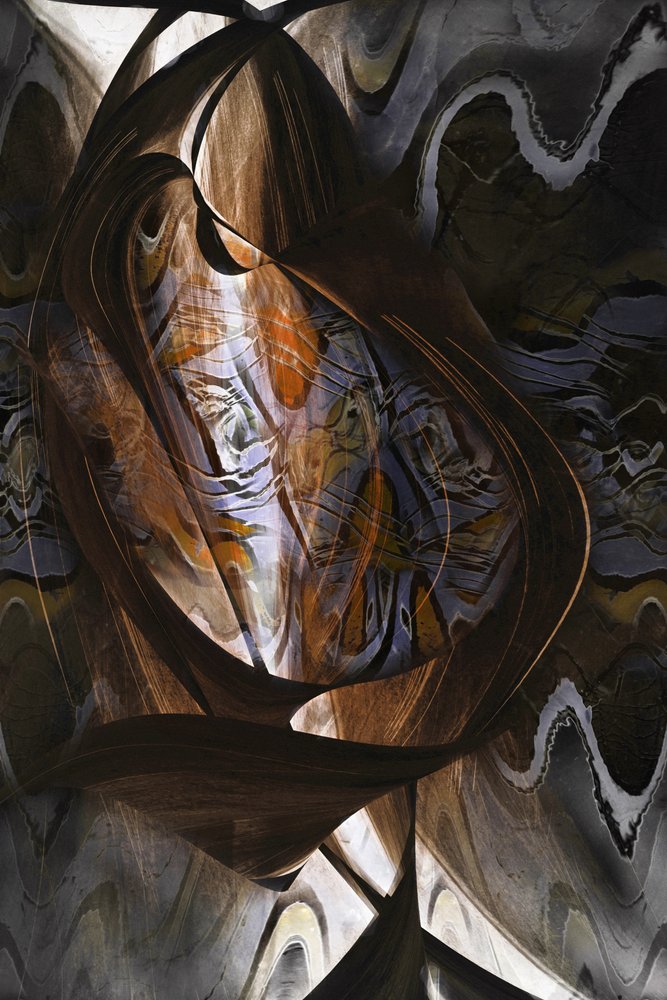 Formes tourbillonnantes (abstraites) - Christina Sillen