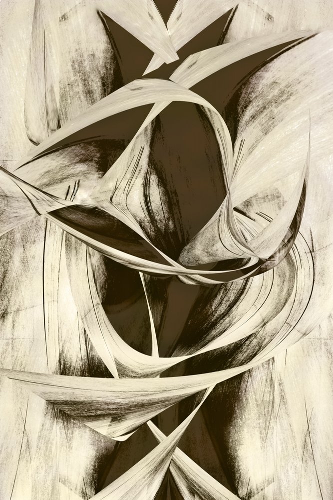 Flux abstrait dynamique - Christina Sillen