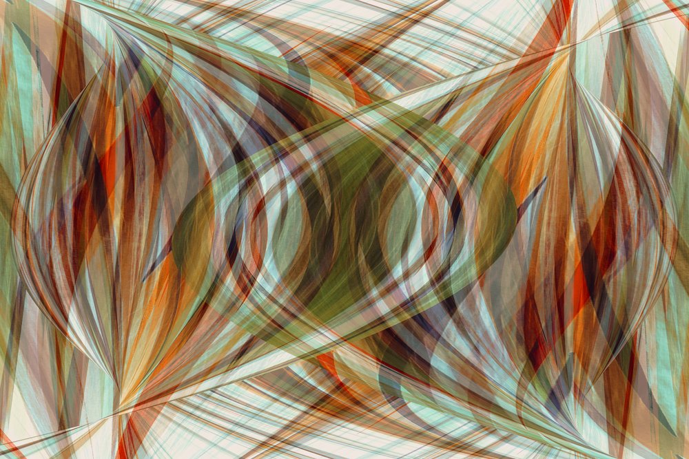 Abstrait fluide aux tons terreux - Christina Sillen