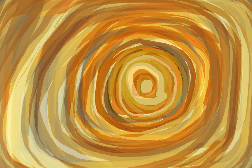 Vortex doré et terreux - Christina Sillen