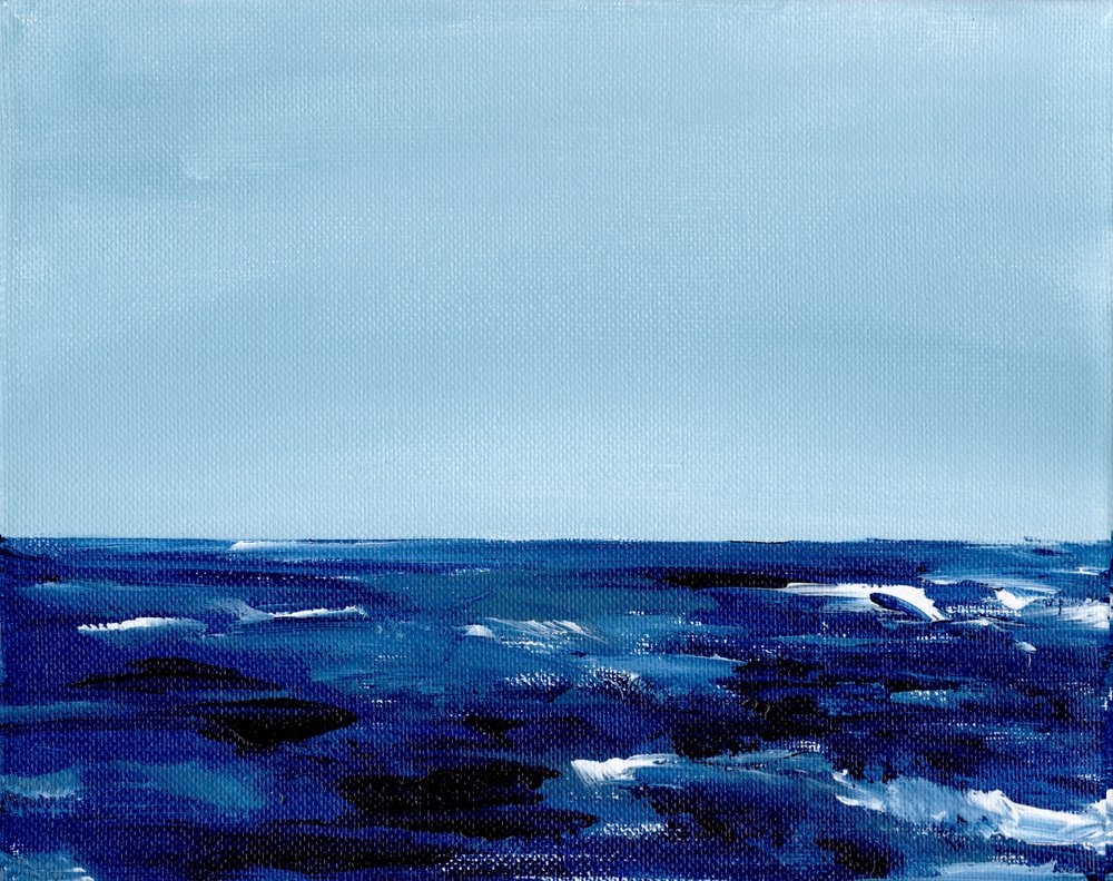 Deep Blue Horizon - Christine Lindstrom