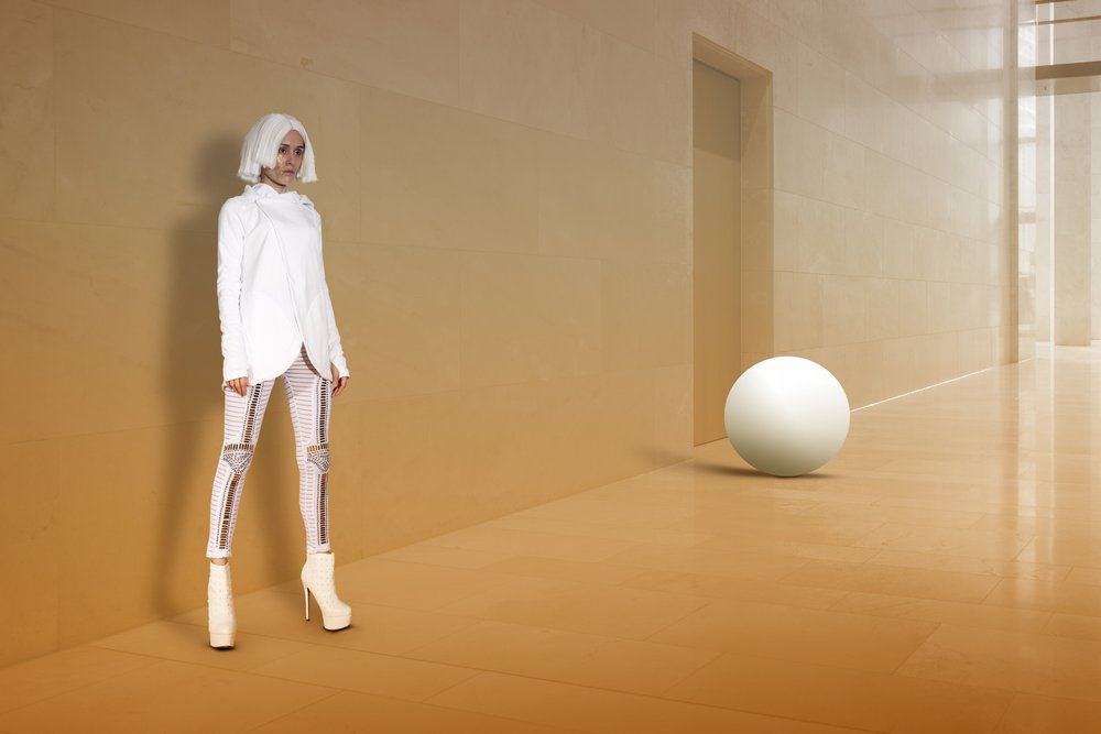 Couloir « Femme futuriste » - Christine von Diepenbroek