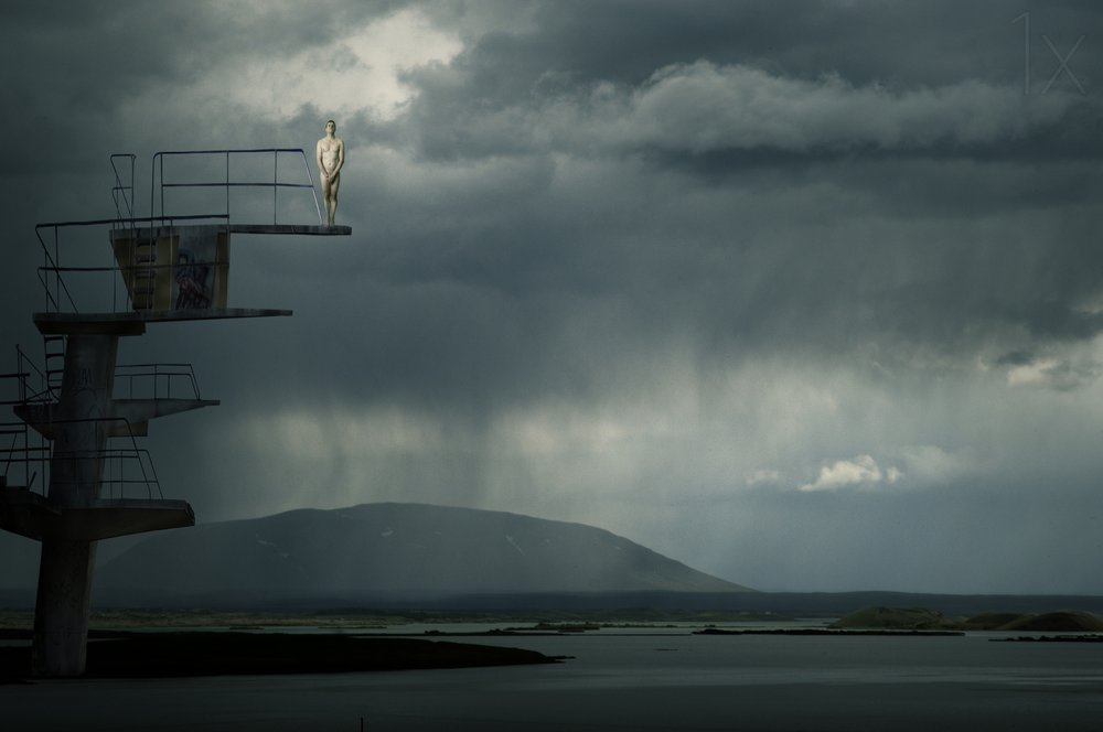 Lone Diver : Ciel orageux - Christine von Diepenbroek