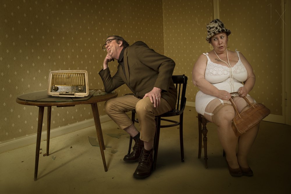 Un couple excentrique et la radio - Christine von Diepenbroek