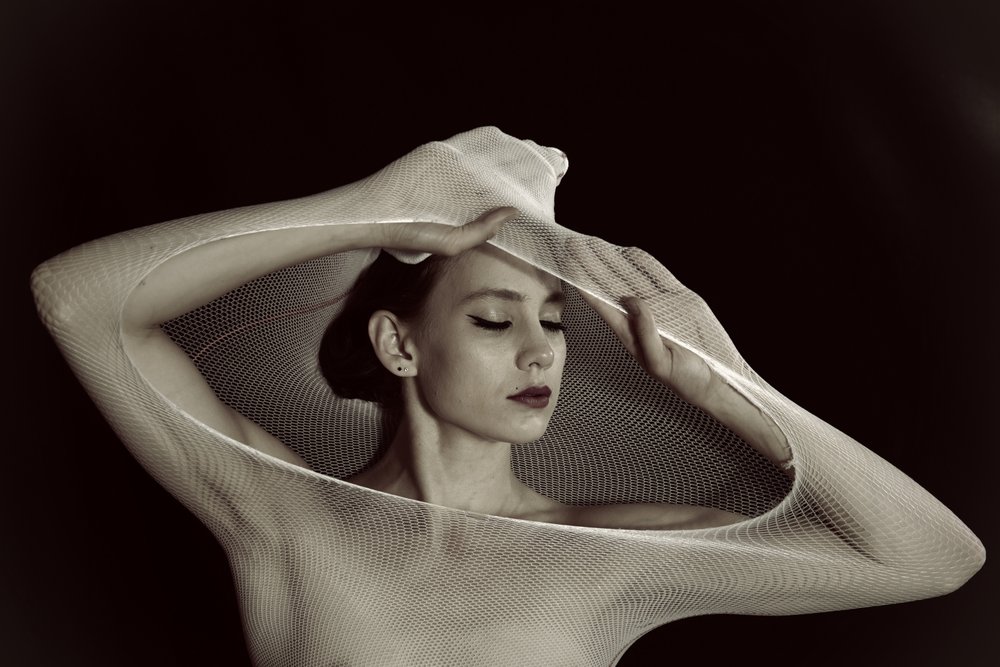 Portrait sensuel en dentelle - Christine von Diepenbroek
