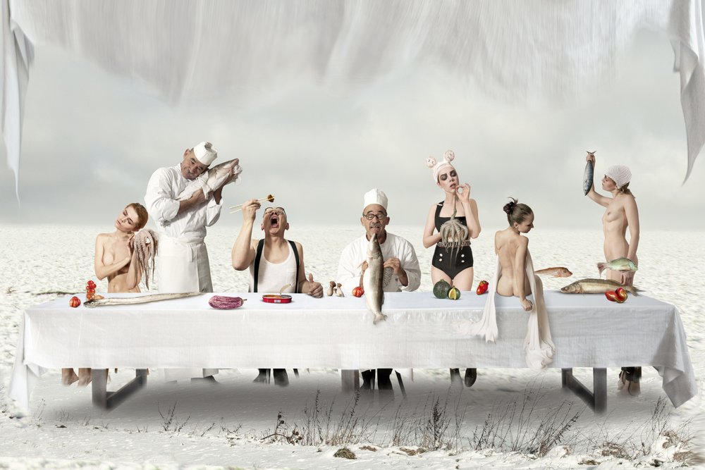 Un dîner surréaliste - Christine von Diepenbroek