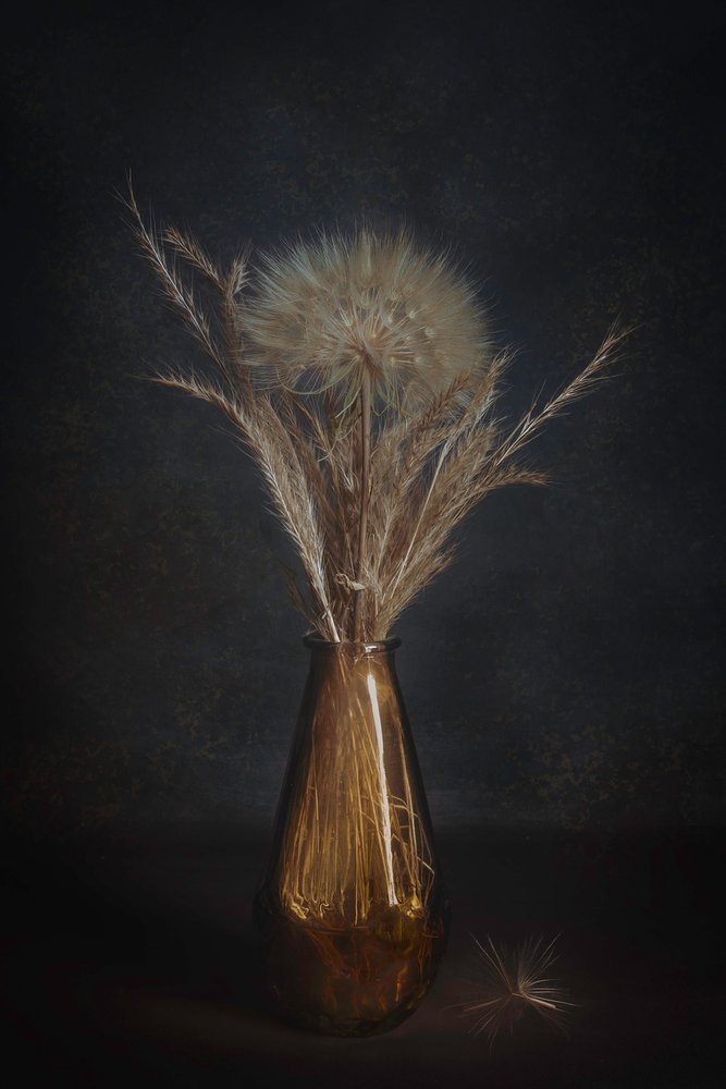 Nature morte élégante au pissenlit - Cicek Kiral