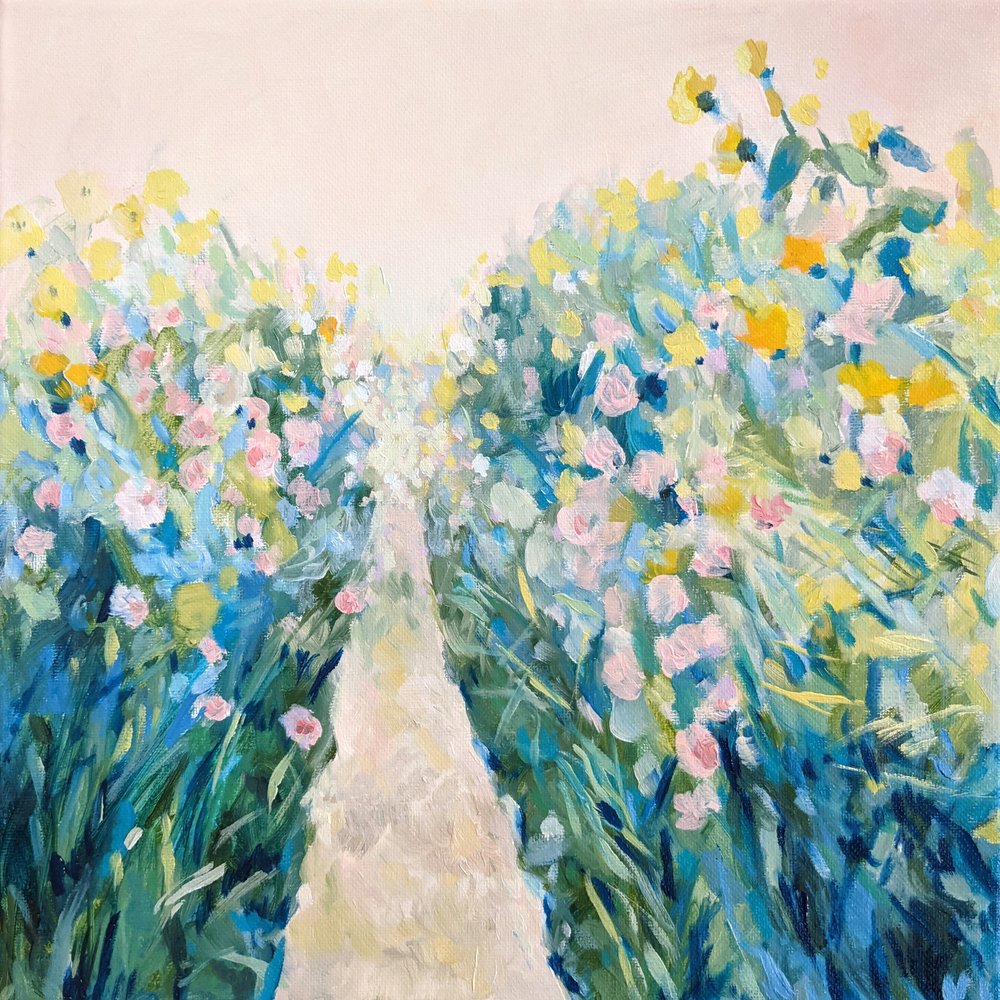 Allée de jardin colorée - Claire Whitehead