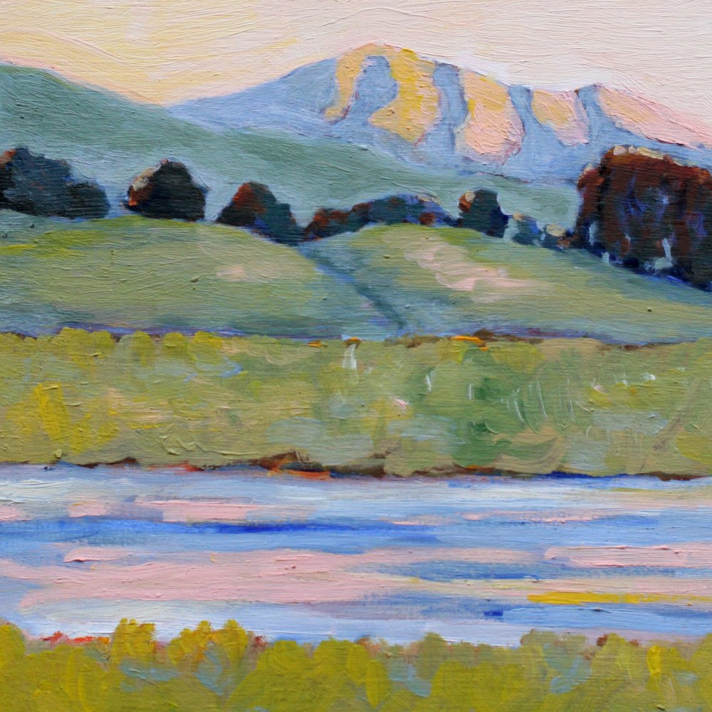 Les montagnes de Peaceful River - Claire Whitehead