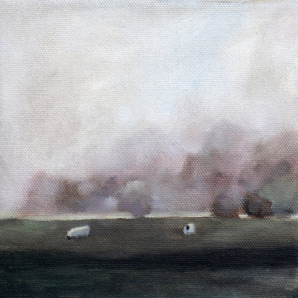 Des moutons dans un champ tranquille - Claire Whitehead