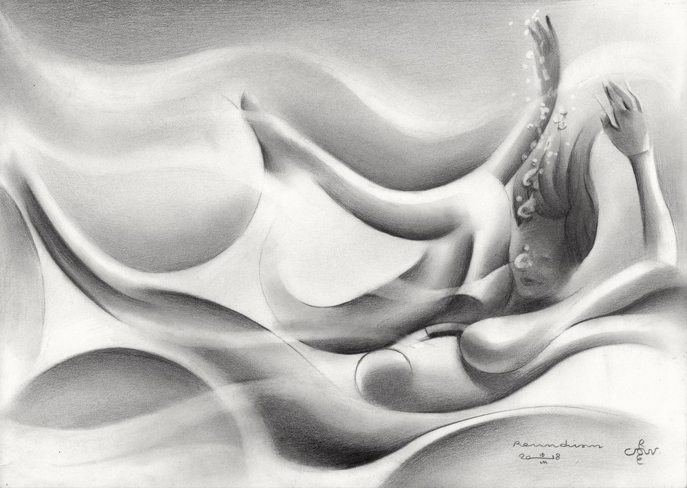 La femme au rêve flottant - Corné Akkers