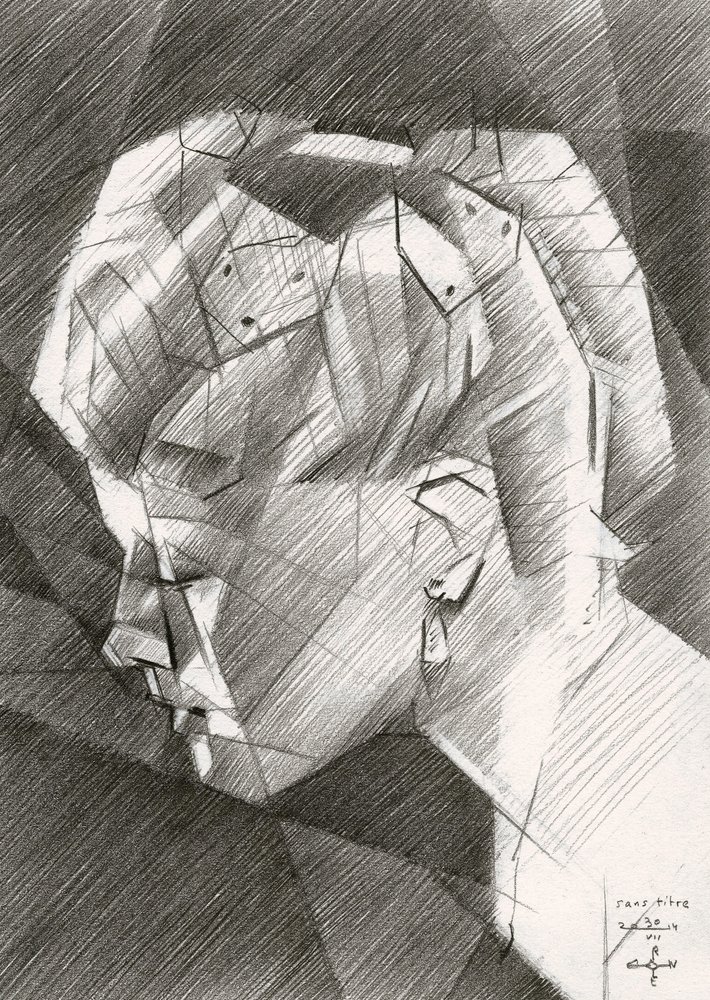 Portrait géométrique - Corné Akkers