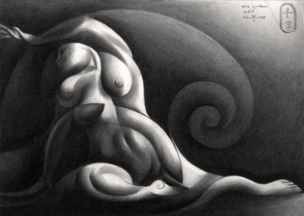 Figure de la spirale dorée - Corné Akkers