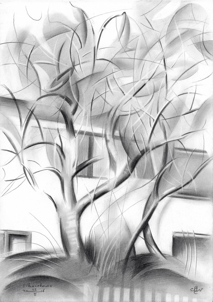 Arbres abstraits modernes - Corné Akkers
