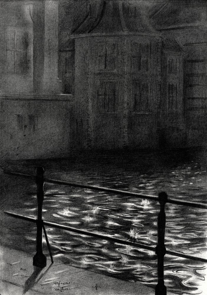 Reflets sur le canal de la vieille ville - Corné Akkers
