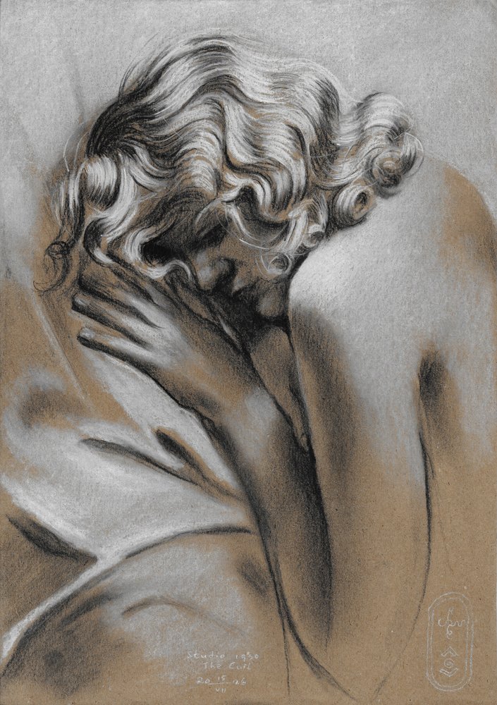 Figure féminine pensive - Corné Akkers