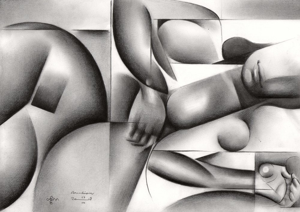 Figure géométrique sensuelle - Corné Akkers