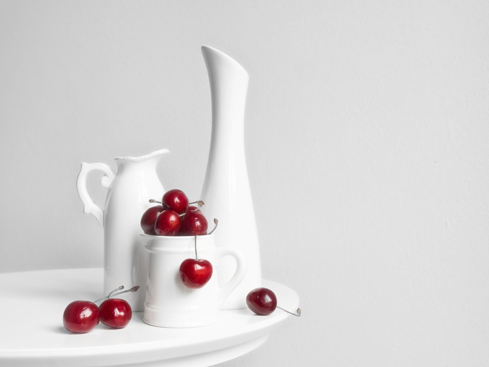 Nature morte aux cerises rouges - Cristiano Giani