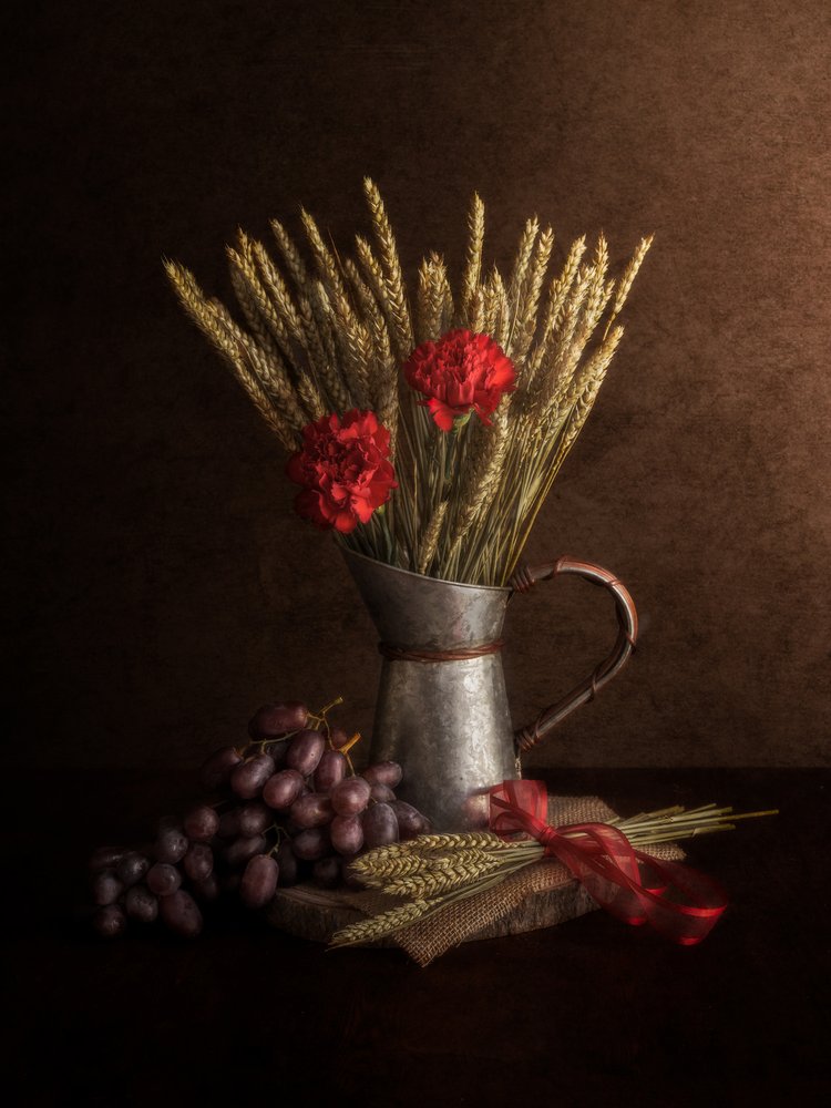 Nature morte « Récolte rustique » - Cristiano Giani