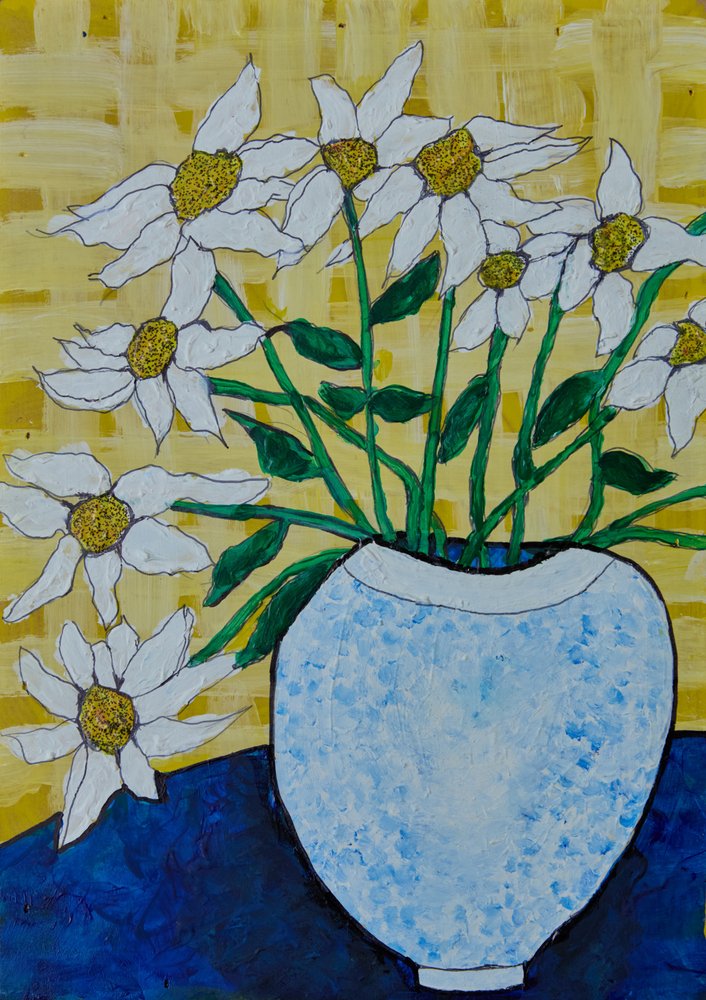 Bouquet de marguerites joyeuses - Dale Hefer & Family