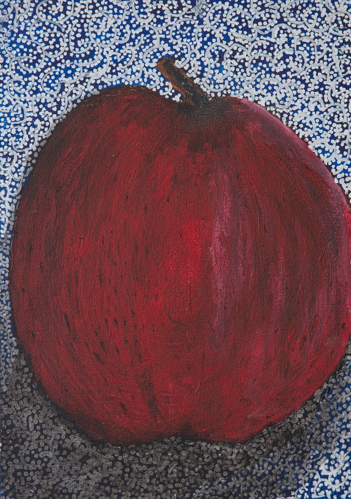 Petits ronds de pomme rouge vif - Dale Hefer & Family