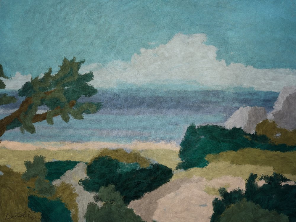 Vue sur la falaise - Dan Hobday
