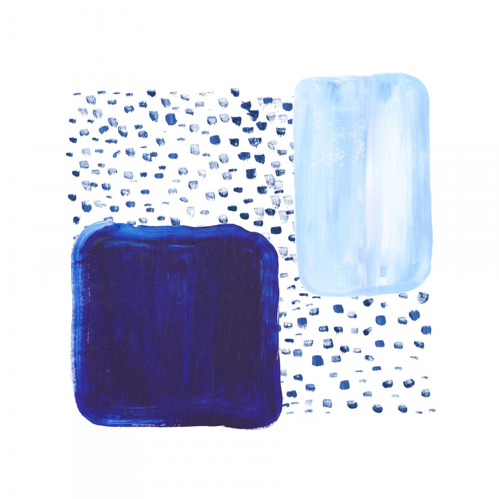 Composition « Blue Strokes » - Danushka Abeygoda