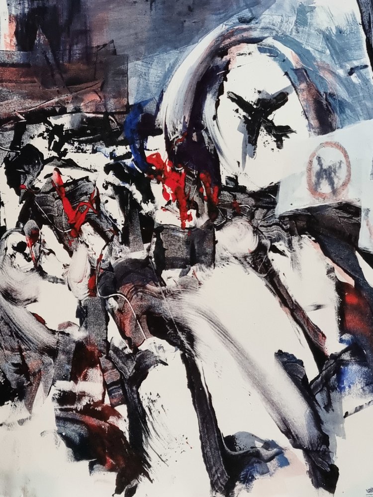 Expression rouge chaotique - David Antonides