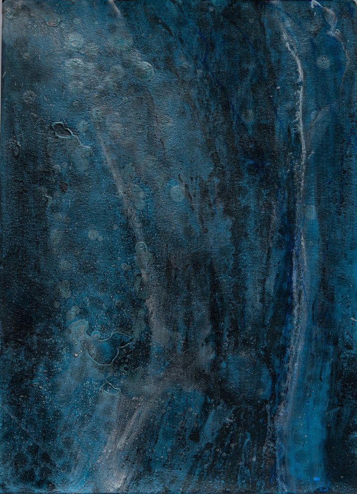 Profondeurs océaniques abstraites - Deb Chaney